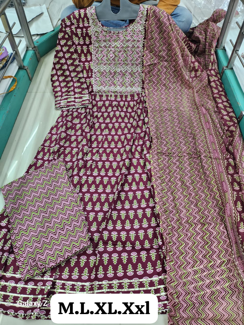 Virat Cotton Printed Round Kurti With Bottom Dupatta Catalog